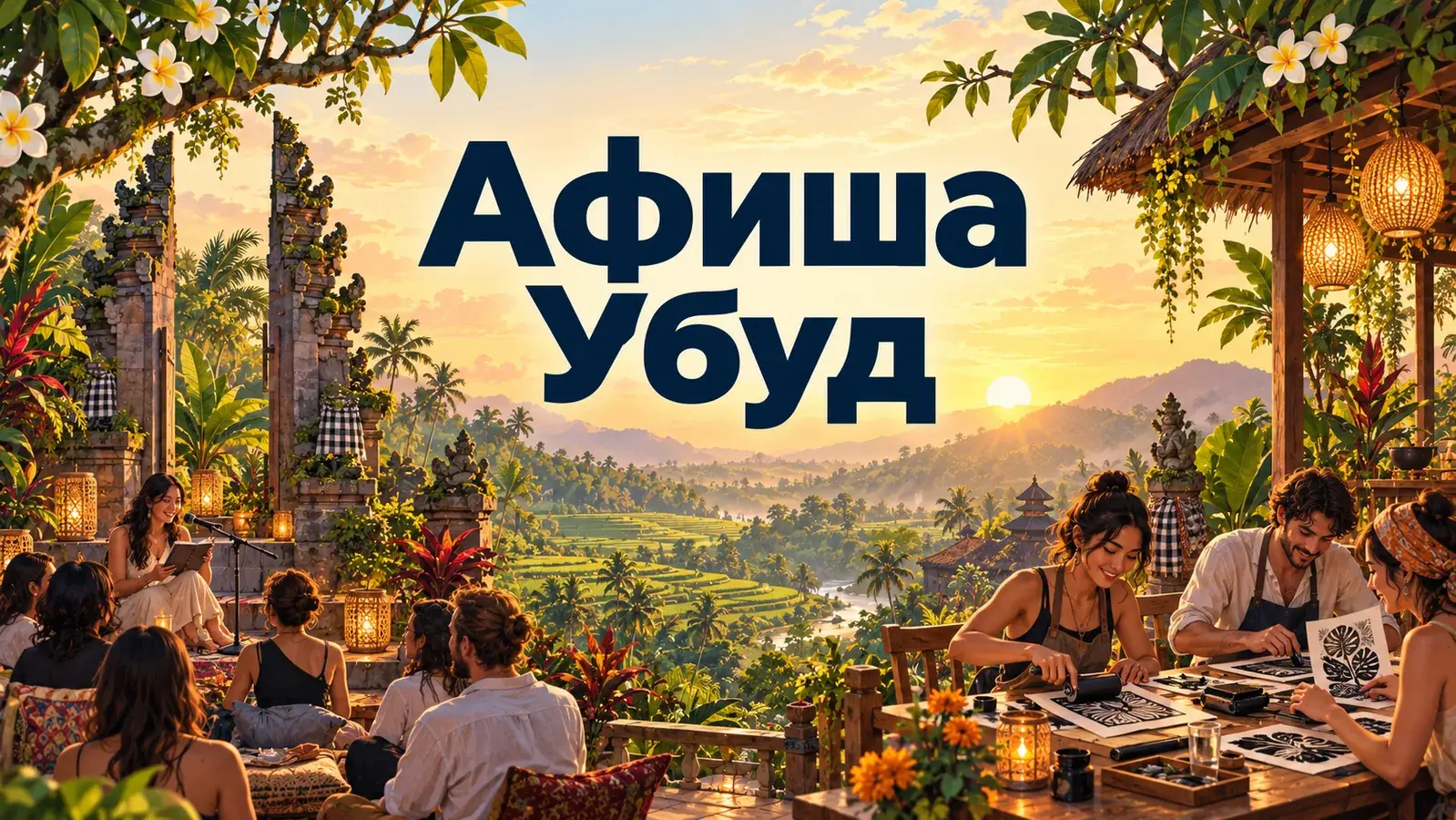 Афиша Убуда — фестивали, мастер-классы и встречи