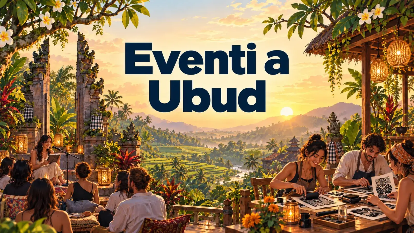 Eventi a Ubud — festival, laboratori creativi e incontri