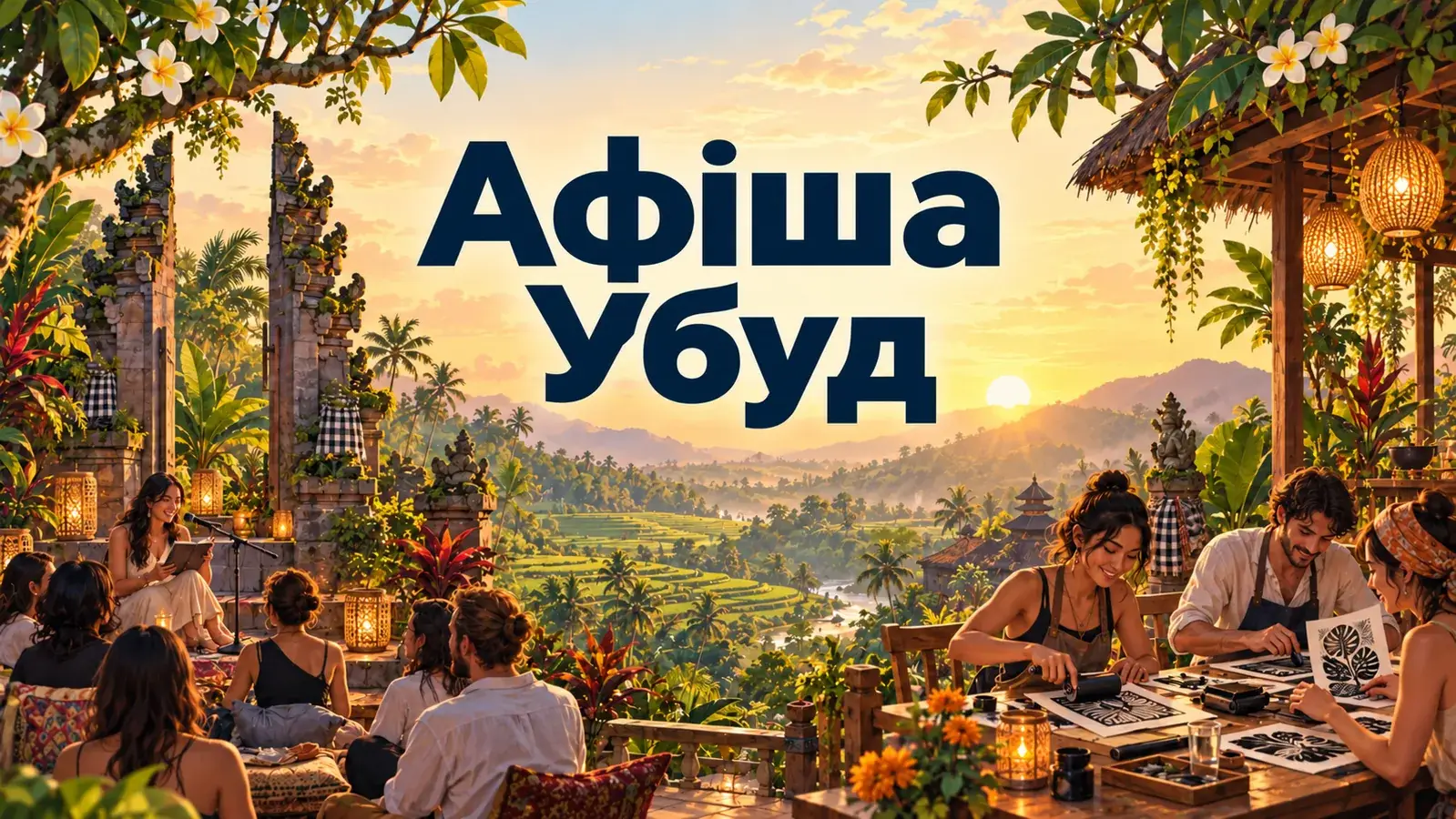 Афіша Убуда — фестивалі, майстер-класи та зустрічі