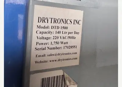 Lulu: used Drytronics DTD 1500 dehumidifier in Munggu