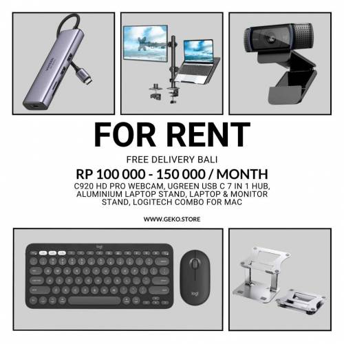 Notebook accessories, Rent Bali