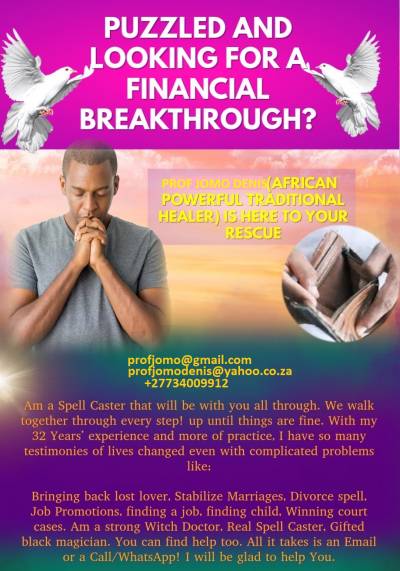 Success, Prosperity and money spells in South Africa+27734009912